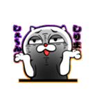 ふてぶてしい顔のにゃんこ。（個別スタンプ：23）