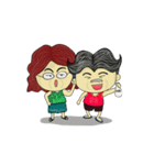 Mr.Chan ＆ Mrs.Nang（個別スタンプ：10）