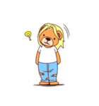 J Bear ＆ F Cat（個別スタンプ：9）