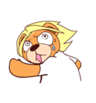 J Bear ＆ F Cat（個別スタンプ：34）