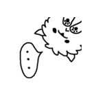 マルチーズのバニラ（個別スタンプ：31）