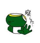 カラー人間シリーズ②やさぐれMr.greenマン（個別スタンプ：19）