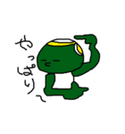 カラー人間シリーズ②やさぐれMr.greenマン（個別スタンプ：22）