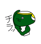 カラー人間シリーズ②やさぐれMr.greenマン（個別スタンプ：38）