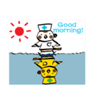 Get well soon with sparrow nurse（個別スタンプ：2）