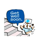 Get well soon with sparrow nurse（個別スタンプ：17）