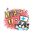 Get well soon with sparrow nurse（個別スタンプ：28）