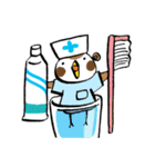 Get well soon with sparrow nurse（個別スタンプ：35）