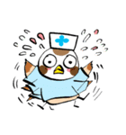 Get well soon with sparrow nurse（個別スタンプ：39）