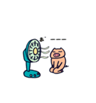 季節を彩るブタさん（個別スタンプ：21）