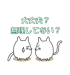 猫、おやすみからおはようまで。（個別スタンプ：33）