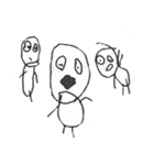 子供のラクガキスタンプ（個別スタンプ：11）