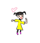 子供のラクガキスタンプ（個別スタンプ：21）