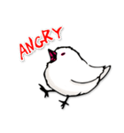 文鳥ぷらす（個別スタンプ：3）