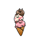 もちアイスねこ（個別スタンプ：25）