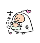 白い者- ミョミョ（個別スタンプ：19）