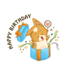 Browpy The Corgi（個別スタンプ：34）