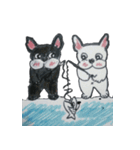 フレブル★まゆげ犬どん（個別スタンプ：24）
