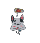 フレブル★まゆげ犬どん（個別スタンプ：35）