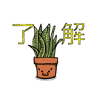 あなたのそばに鉢植えを（個別スタンプ：1）