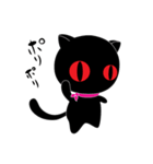黒猫ロロ（個別スタンプ：1）