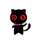 黒猫ロロ（個別スタンプ：5）