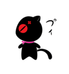 黒猫ロロ（個別スタンプ：6）