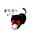 黒猫ロロ（個別スタンプ：35）