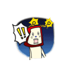 ヘルメット犬の日常（個別スタンプ：8）
