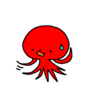 Cute octopus us（個別スタンプ：1）