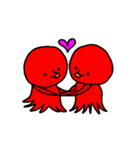 Cute octopus us（個別スタンプ：5）