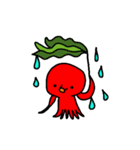Cute octopus us（個別スタンプ：8）