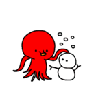 Cute octopus us（個別スタンプ：11）