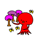 Cute octopus us（個別スタンプ：12）