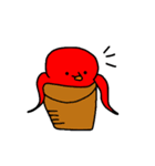 Cute octopus us（個別スタンプ：13）