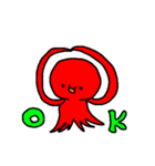Cute octopus us（個別スタンプ：15）