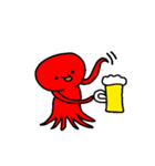 Cute octopus us（個別スタンプ：19）
