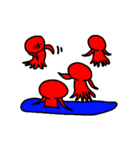 Cute octopus us（個別スタンプ：20）