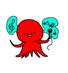 Cute octopus us（個別スタンプ：24）
