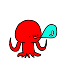 Cute octopus us（個別スタンプ：35）