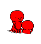 Cute octopus us（個別スタンプ：36）