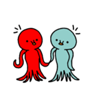 Cute octopus us（個別スタンプ：40）