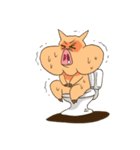 Moo-waan : The crazy pig（個別スタンプ：23）