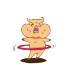 Moo-waan : The crazy pig（個別スタンプ：24）