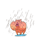 Moo-waan : The crazy pig（個別スタンプ：39）