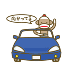 ミスターソックモンキーのハッピーライフ（個別スタンプ：13）