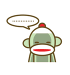 ミスターソックモンキーのハッピーライフ（個別スタンプ：24）