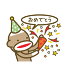 ミスターソックモンキーのハッピーライフ（個別スタンプ：31）