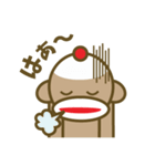 ミスターソックモンキーのハッピーライフ（個別スタンプ：34）