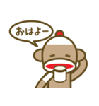 ミスターソックモンキーのハッピーライフ（個別スタンプ：36）